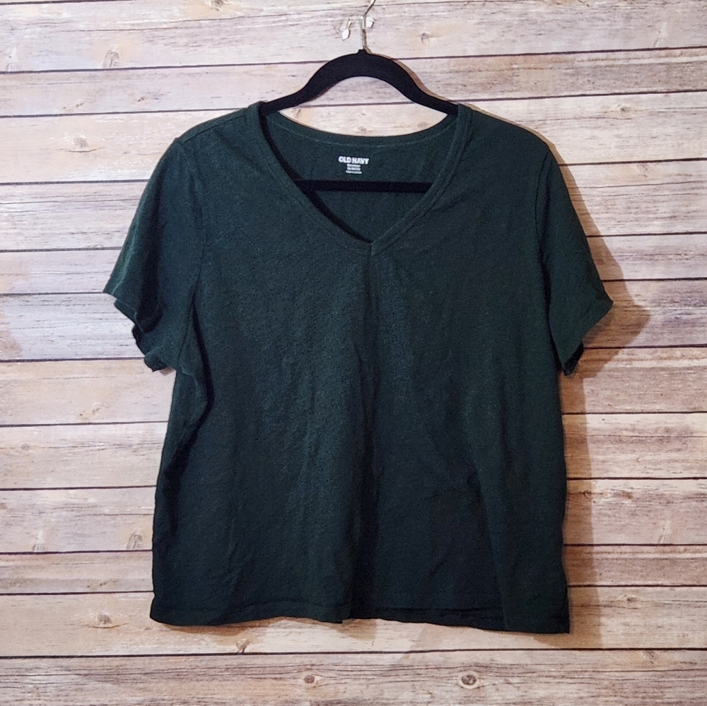 NWOT Dark Green Tee